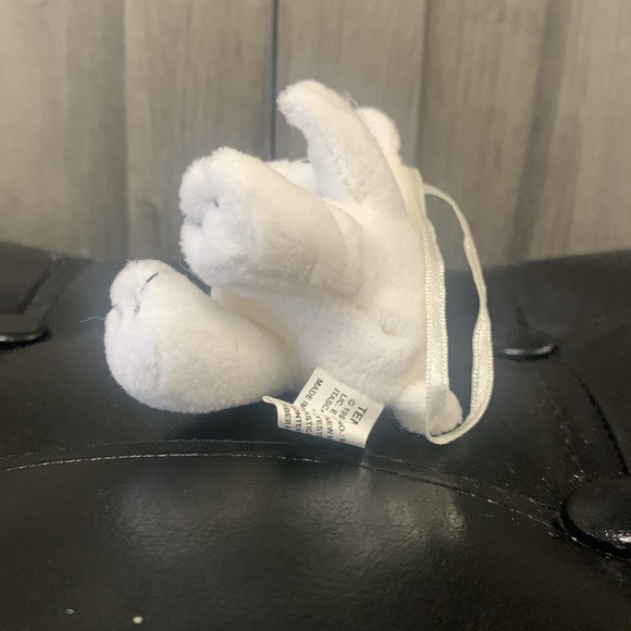 Precious Moments Tiny Tender Tails Baby Polar Teddy Bear Plush Beanie Ornament - Picture 6 of 8